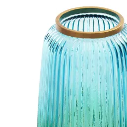 Pure Home And Living Blue Glass Vases image 5