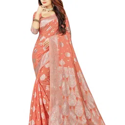 Moda Rapido Woven Design Pure Cotton Saree-picture-3