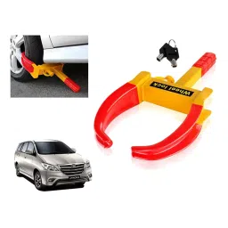 Auto Pearl Claw Type Anti Theft Wheel Clamp Lock for Toyota Innova 2.5 ZX 7 Seater (2013-2015)-image-71