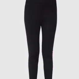 VERO MODA GIRL Kids Jet Black Solid Legging image 5