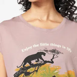 Dreamz by Pantaloons Pink Solid Top with Shorts image 5