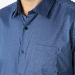 Van Heusen Blue Regular Fit Shirt image 4