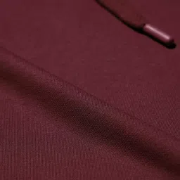 The Souled Store Burgundy Cotton Loose Fit Solid Hooded T-Shirts image 5