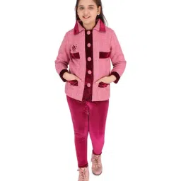 Cutecumber Kids Plum Patch Work Jacket image 4