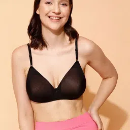 Clovia Black Full Coverage Padded T-Shirt Bra-picture-40