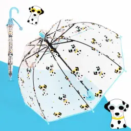 Little Surprise Box Blue Polyester Dalmation Print Umbrella image 2