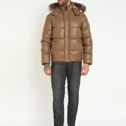 Guess Brown Fashion Regular Fit Puffer Jacket image 5