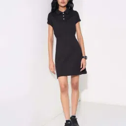 Ajile By Pantaloons Jet Black Regular Fit Dress-image-42