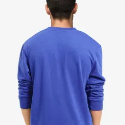 Rare Rabbit Blue Regular Fit Graphic Sweatshirt image 2