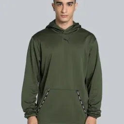 Puma Green Regular Fit Sports Hoodie-picture-13