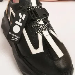7-10 Women's Elevate Street Black & Gold Sneakers-picture-13
