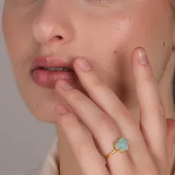 Dua Gold Plated Brass Finger Ring-picture-11
