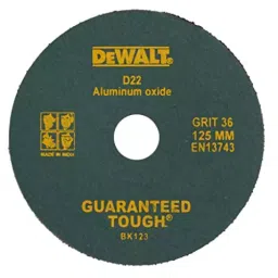 Dewalt 125 mm 36 Grit Aluminium Oxide Fiber Sanding Disc, D22B100 (Pack of 100)-picture-13