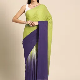 BUTA BUTI Ethnic Motif Ombre Pure Cotton Saree-picture-21