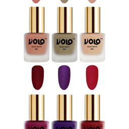 VOLO Set Of 6 Velvet Matte Nail Polish-8 ml Each-picture-8