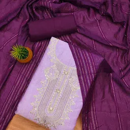 Maroosh Embellished Unstitched Dress Material-image-35