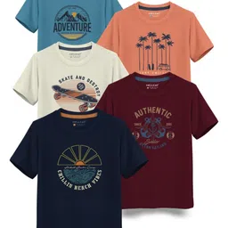 HELLCAT Boys Typography 5 Printed T-shirt-picture-25