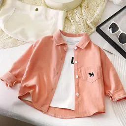 FOREVER FRIDAY Boys Spread Collar Comfort Cotton Casual Shirt-picture-7