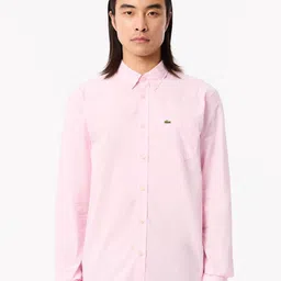 Lacoste Men Micro Checked Button-Down Collar Cotton Casual Shirt-picture-17