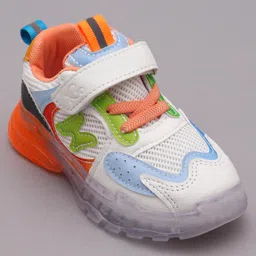 Babyoye Sneakers Shoes with Velcro Closure - Blue image 2