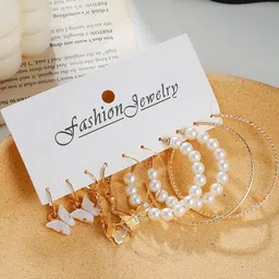 DressBerry Gold-Plated Hoop Earrings-picture-11