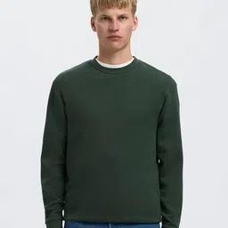 SELECTED Men Round Neck Sweatshirt-picture-12