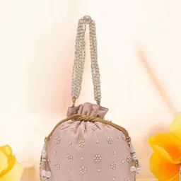 Kuber Industries Set Of 2 Embroidered Potli Bag image 2