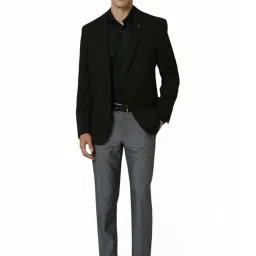 Van Heusen Grey Slim Fit Trousers image 5