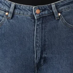 Wrangler Blue Slim Fit High Rise Jeans image 5
