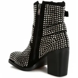 Rag & Co Women's Black Casual Booties image 5