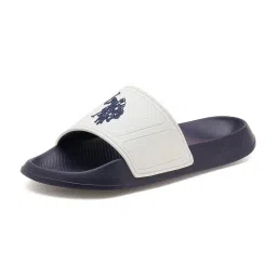 U.S. Polo Assn. Men's White Slides image 5