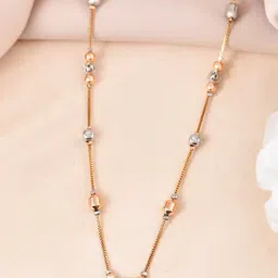 VOJ Rose Gold Tone Plated Chain for Women-picture-25