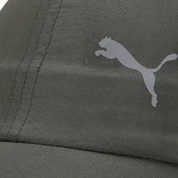Puma Ess Running Dark Olive Polyester Baseball Cap image 5