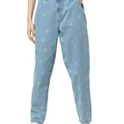 Only Blue Polka Dot Jeans-image-52