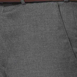 Raymond Mid Grey Slim Fit Trousers image 5
