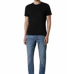 Peter England Blue Cotton Slim Fit Jeans image 5