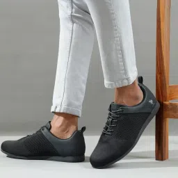 U.S. Polo Assn. Men's JUNIA 3.0 Black Derby Shoes image 5