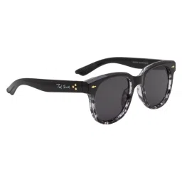 Ted Smith Black Wayfarer UV Protection Unisex Sunglasses image 5