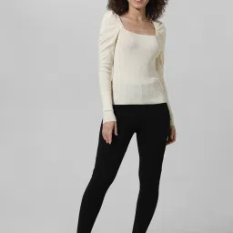 Only Off White Slim Fit Pullover image 5