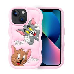 CASE CREATION Cartoon Characters Printed iPhone 15 Bumper Case Mobile Accessories-picture-20