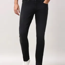 Peter England Black Cotton Slim Fit Jeans-image-61