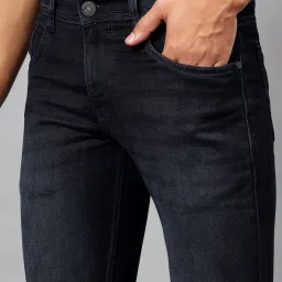 Cantabil Blue Regular fit Solid Jeans image 5