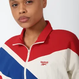 Reebok White & Red Printed Jacket image 5