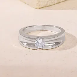 GIVA 925 Silver Regal Grid Ring for Him-image-68