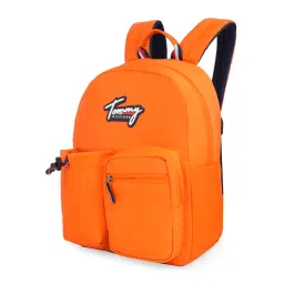 Tommy Hilfiger Gragner Orange Polyester Solid Backpack - 10 Ltrs image 5