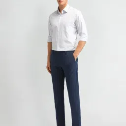Arrow Blue Polyester Regular Fit Formaltrousers image 5