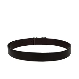 Carlton London Black Leather Textured Casual Belt for Men image 5