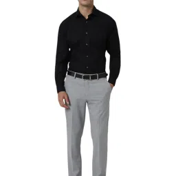 Van Heusen Black Cotton Regular Fit Shirt image 5