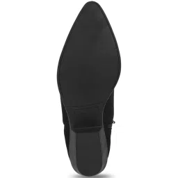 Mochi Women's Black Casual Booties image 5