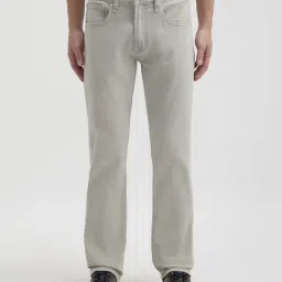 Pepe Jeans Grey Cotton Straight Fit Jeans-image-65